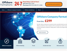 Tablet Screenshot of offshoreformations247.com